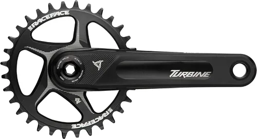 Miniatura 2 de Race Face CK22TUR136ARM165BLK - Turbina unisex con manivelas de 5.354 in y 6.496 in, color negro