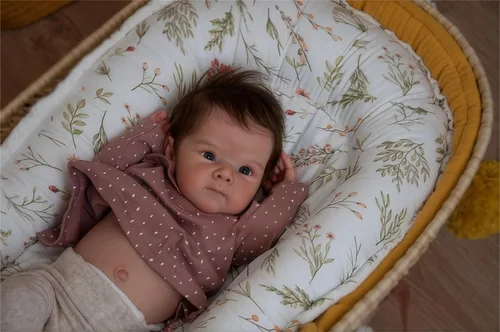 Miniatura 2 de Zero Pam Muñeca de bebé de silicona realista, muñecas de bebé Reborn de 18 pulgadas, cuerpo completo de silicona, muñeca de bebé realista, niña