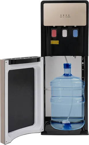 Miniatura 11 de Dispensador de agua de carga inferior, 3 temperaturas (frío/caliente/cálido), enfriador de agua fría caliente con luz de pantalla, dispensador