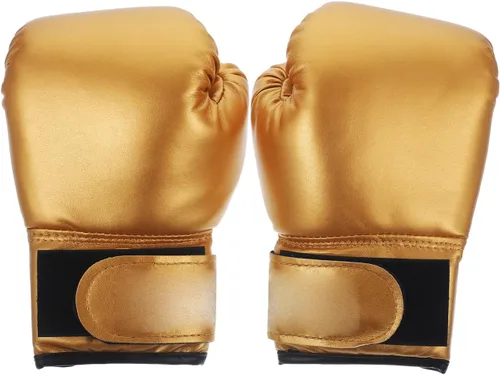 Miniatura 10 de Garneck Guantes de boxeo para niños, guantes de entrenamiento, guantes de entrenamiento Junior Punch PU cuero relleno de esponja para niños pequeños
