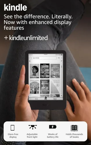 Miniatura 8 de Amazon Kindle 16 GB (último modelo): El Kindle más ligero y compacto, con cambios de página más rápidos y mayor relación de contraste para una mejor
