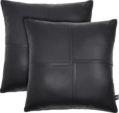 Miniatura 80 de Funda de almohada de piel de cordero – Funda de cojín para sofá, fundas decorativas para sala de estar o dormitorio de 20 x 20 pulgadas – Caja