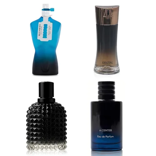 Miniatura 21 de A CENTER Colonia para hombre incluye 4 paquetes variados de perfume de regalo, 3.4 onzas líquidas cada uno Eau De Parfume Naranja Amarga, aroma a
