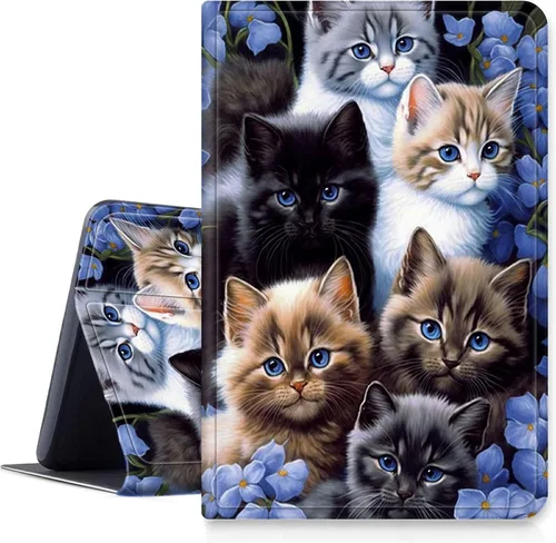 Miniatura 22 de Funda para tablet Amazon Kindle Fire HD 10 y 10 Plus de 10.1" (11ª generación, versión 2021), funda plegable con función de encendido y apagado