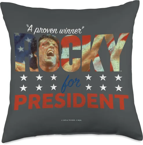 Miniatura 4 de Rocky Proven Winner Throw Pillow, 16x16, Multicolor