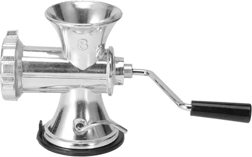 Picadora manual de carne, relleno de salchichas de manivela resistente con potente base de succión, picadora de carne portátil para hamburguesas,