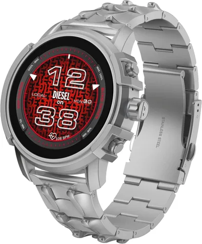 Diesel Griffed Gen 6 - Reloj inteligente con Alexa integrado, frecuencia cardíaca, oxígeno en sangre, GPS, seguimiento de actividad, altavoz,