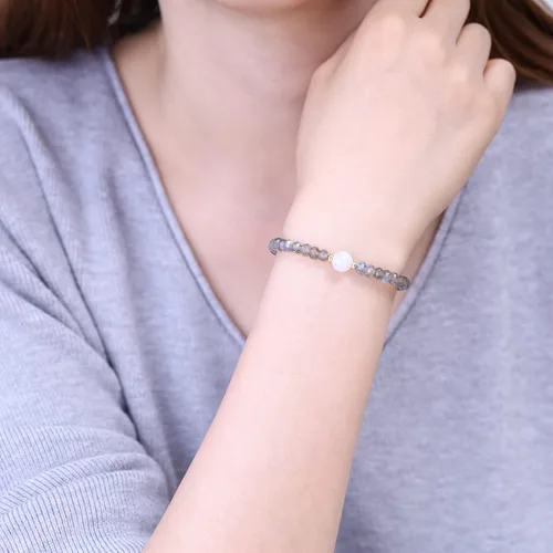 Miniatura 2 de COAI Pulsera simple de cristal curativo con cuentas para mujer