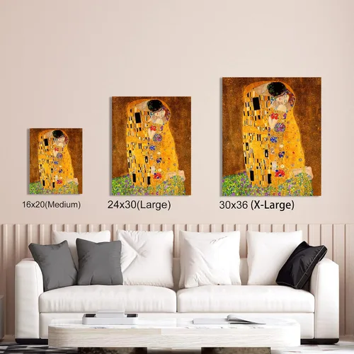 Miniatura 644 de A&T ARTWORK Campo de trigo con cipreses de Van Gogh Las reproducciones de arte clásico mundial, impresiones en lienzo giclée para decoración