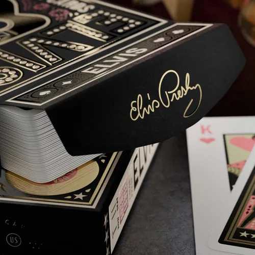 Miniatura 5 de theory11 Elvis - Juego de cartas, color dorado y rosa