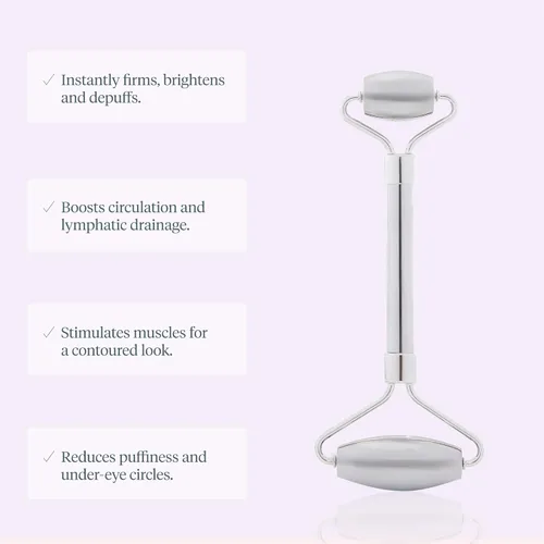 Miniatura 4 de Wonderskin Rodillo facial líquido para gimnasio, masajeador facial de acero inoxidable para ojos hinchados y ojeras, herramienta para esculpir