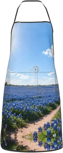 Miniatura 10 de Delantal de dos cachorros con bolsillos, delantales resistentes a las gotas de agua para mujeres y hombres, delantal ideal para uso doméstico