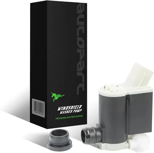 Miniatura 9 de 1 motor de bomba de líquido para limpiaparabrisas delantero/trasero de 12 V con kit de repuesto de arandela de goma compatible con modelos 07-11 CRV