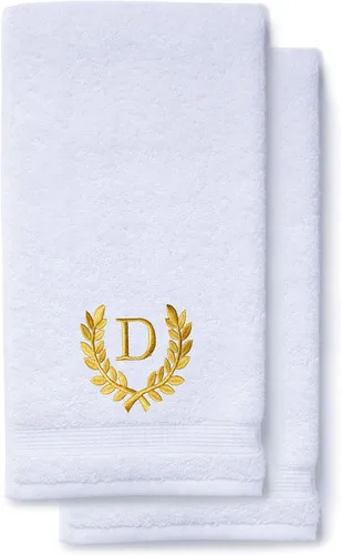 Miniatura 161 de Toallas de mano decorativas y con monograma para baño, cocina, maquillaje Regalo personalizado para boda-nupcial Toalla turca de lujo