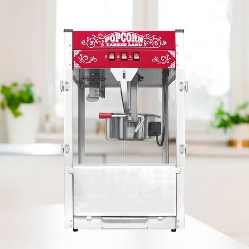 Miniatura 2 de Máquina comercial para hacer palomitas de maíz de 20 onzas, 1440 W, estilo teatro para 80 tazas/lote con control de 3 interruptores, marco de acero