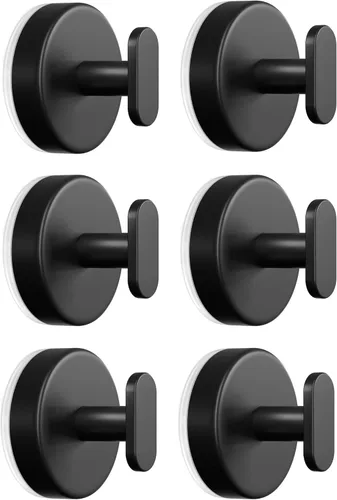 Miniatura 10 de pickpiff - Ganchos de ventosa para ducha: colgador de pared de 15 LB de resistencia para baño, puerta delantera, vidrio, ventana, RV, soporte