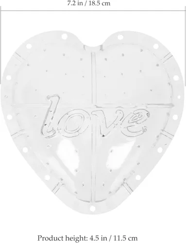 Miniatura 7 de Forma de fruta de sandía en forma de corazón para hortalizas y frutas de jardín que forman 7.28X7.28X4.52 pulgadas