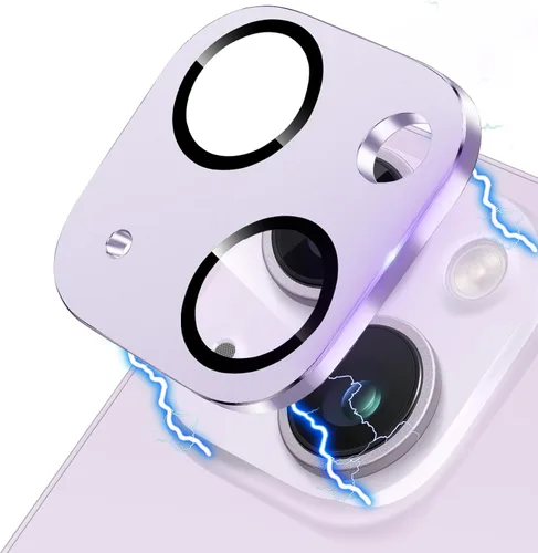 Miniatura 21 de Protector de lente de cámara diseñado para iPhone 12 Pro Max, con diamantes de imitación 3D con diamantes de imitación 9H, vidrio templado, Rosado