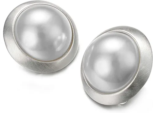 Miniatura 16 de Yoursfs Clip on Earrings for Women Round Faux Pearl Earrings Clipon 18K Gold Plated Non Pierced Earring Jewelry