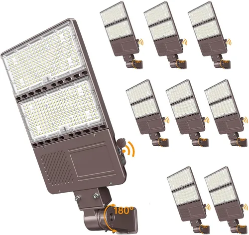 Miniatura 30 de Luz LED de estacionamiento de 150 W, 120 W, 90 W, ajustable, con certificación UL, 5700 K, 5000 K, 4500 K, sintonizable, 22500 lm luz comercial