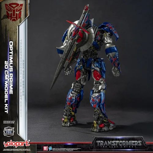 Miniatura 6 de YOLOPARK Transformers: El último caballero Optimus Prime con armamento mejorado, figura de acción Transformers de 7.87 pulgadas altamente articulada