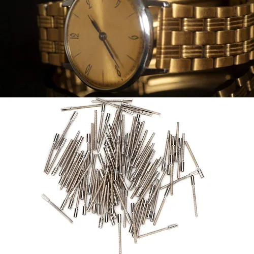 Miniatura 5 de Accesorios para reloj, barra de extensión, 100 unidades de 0.028in, barra de extensión, barra de pulsera, extensor de tronco, accesorios para reloj