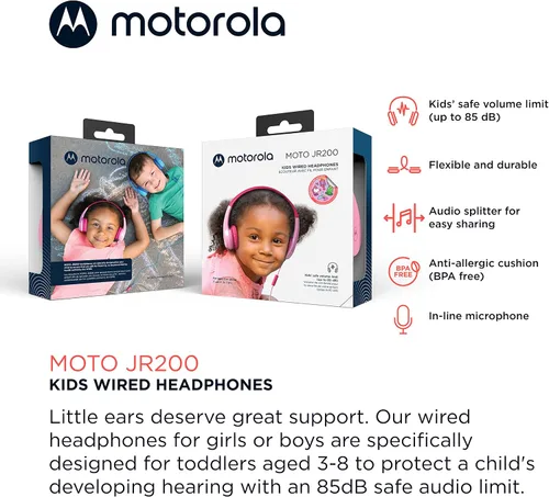 Miniatura 2 de Motorola AURICULARES Moto JR200 ROSA