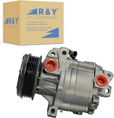 Compresor de CA RYC y embrague de A/C AFG364 (se adapta a Chevrolet Spark 1.4L 2016, 2017, 2018, 2019, 2020, 2021)