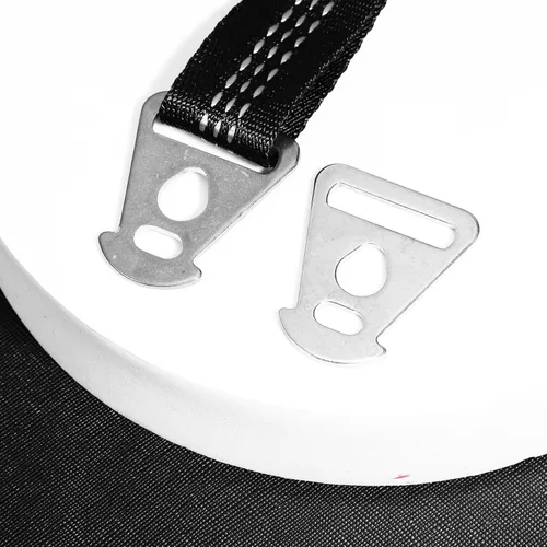 Miniatura 3 de BESPORTBLE Gancho de hebilla triangular para tienda de campaña, hebilla de cuerda triangular de acero inoxidable para acampar al aire libre, toldo