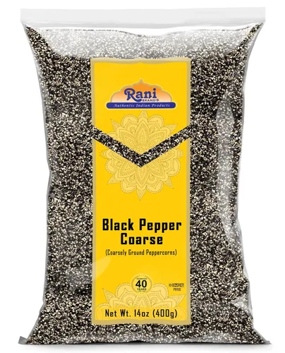 Miniatura 9 de Rani - Pimienta negra molida gruesa de 28 mallas (molienda de mesa) 28 onzas (1.75 libras) 28.22 oz ~ Todo natural Vegano Apto para gluten Sin