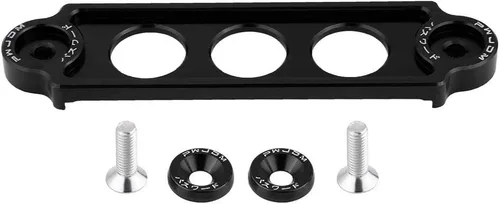 Miniatura 8 de Fydun Soporte de amarre de batería, batería de carreras de coches, soporte de sujeción de bloqueo anodizado para Honda Civic/CRX 1988-2000 (negro)