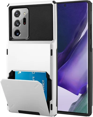 Miniatura 79 de Funda tipo cartera para Samsung Galaxy S22 Ultra con 4 ranuras para tarjetas de crédito a prueba de golpes, funda híbrida de protección reforzada