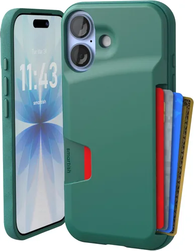 Miniatura 68 de Smartish - Funda tipo cartera para iPhone 11, diseño de cartera volumen 1 [delgada + protectora] con tarjetero - probada para caídas con ranura