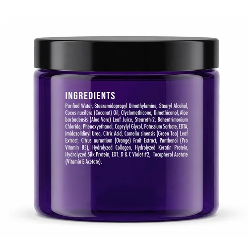 Miniatura 9 de Botanic Hearth Mascarilla morada para el cabello, para cabello rubio, plateado y gris, sin sulfatos ni parabenos, 8 onzas líquidas