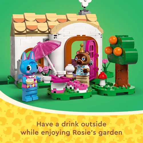 Miniatura 5 de LEGO Animal Crossing Nook's Cranny & Rosie's House, juguete de videojuego para construir para niños, incluye 2 figuras de juguete de Animal
