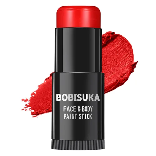 Miniatura 20 de BOBISUKA Palo de pintura facial dorada, impermeable, metálico, dorado, de cuerpo completo, kit de pintura mezclable para Halloween, maquillaje SFX