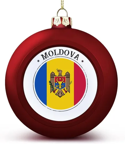 Miniatura 12 de Adorno de bola de Navidad de Marruecos, bandera de Marruecos, bandera de las naciones, adornos colgantes, recuerdo, regalo para árbol de Navidad