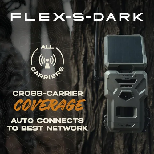 Miniatura 10 de SPYPOINT Flex-S-Dark Cámara de Sendero Celular Solar – Panel Solar Integrado, Fotos de 40MP, Videos de 1080p + Sonido, Cámara de Caza Sin Destello