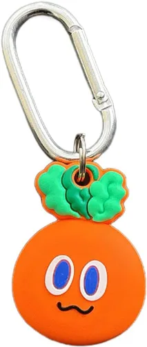 Miniatura 28 de Yatchen Bonita funda de silicona para AirTag 2021 Finder Fun 3D Cartoon Animal Anti Scratch Llavero Tracker Protector Bluetooth (Béisbol, 1 unidad)