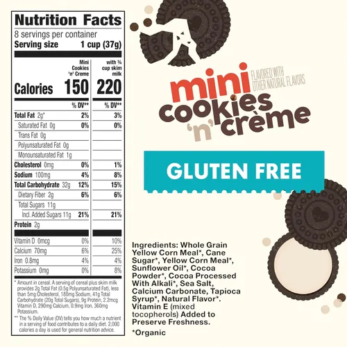 Miniatura 2 de Cascadian Farm, Cereal Mini Cookies N Creme Organic, 10.7 onzas