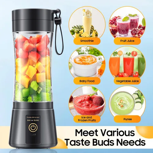 Miniatura 2 de 12 Oz Cordless Portable Personal Size Blender - Mini Blender Make Smoothies and Shakes, Cordless Lightweight Rechargeable, Freshly Squeezed in