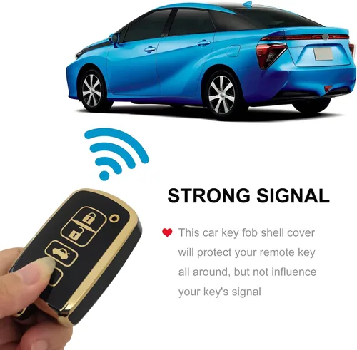 Miniatura 3 de Funda para llavero Toyota con llavero de TPU suave para Toyota Avalon Camry Corolla RAV4 Sequoia Highlander