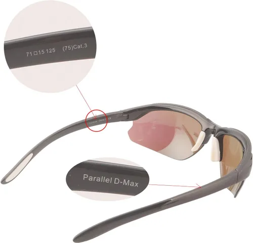 Miniatura 4 de Walleva Lentes de repuesto para gafas de sol Smith Optics Parallel D-Max D-Max - Múltiples opciones disponibles