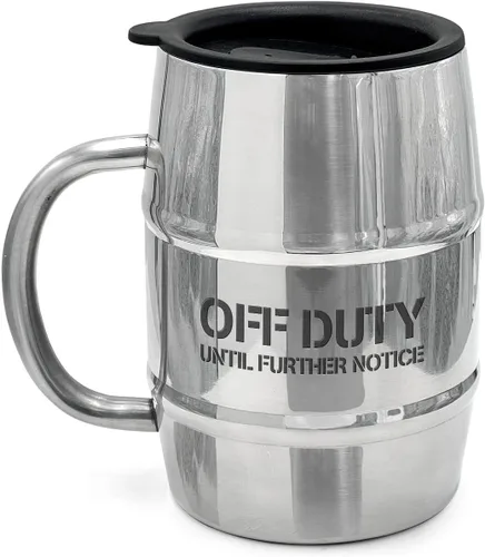 Miniatura 8 de GALVANOX Divertida taza de regalo para hombres, taza de café aislada de acero inoxidable de 17 onzas con asa y tapa para cumpleaños/Navidad 2023