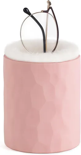 Miniatura 12 de Mkono Soporte para anteojos con forro de felpa, funda protectora para lentes, soporte antiarañazos, organizador de almacenamiento para anteojos