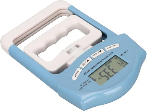 Miniatura 7 de Pilipane Entrenador de fuerza de agarre dinamómetro de mano, dinamómetro de mano digital, pantalla LCD, probador electrónico de fuerza de agarre
