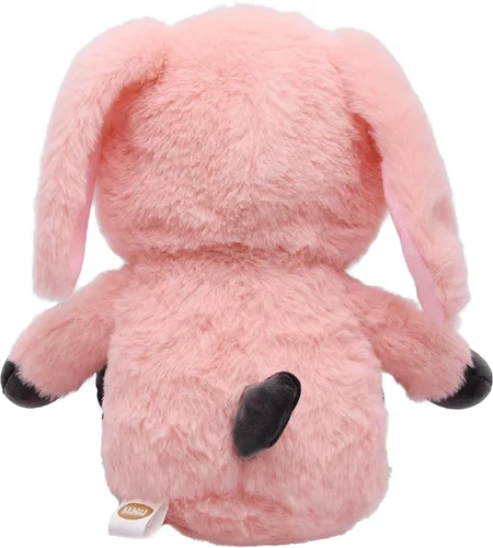 Miniatura 4 de BABOLI Peluche de pequeño francés con adorables disfraces de conejo con orejas de lop, súper lindo, animal de peluche para cesta de Pascua o regalos