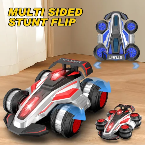 Miniatura 4 de Coche de Acrobacias de Derrape con Control Remoto, Coches RC con Luz y Música, Coche Suspendido de Rotación de 360°, 2.4G, Coches de Control Remoto