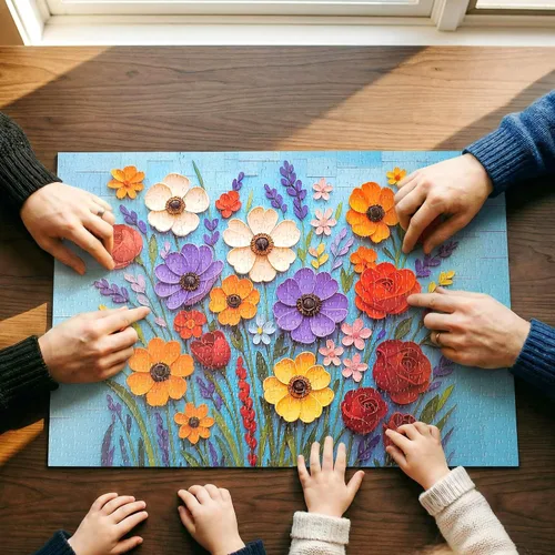Miniatura 7 de Rompecabezas para adultos, 1000 piezas, rompecabezas de flores y plantas, rompecabezas de paisaje natural, rompecabezas de flores de primavera