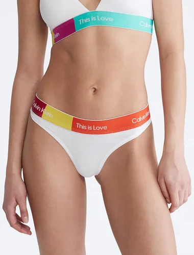 Miniatura 3 de Calvin Klein - Tanga moderna de algodón para mujer This is Love